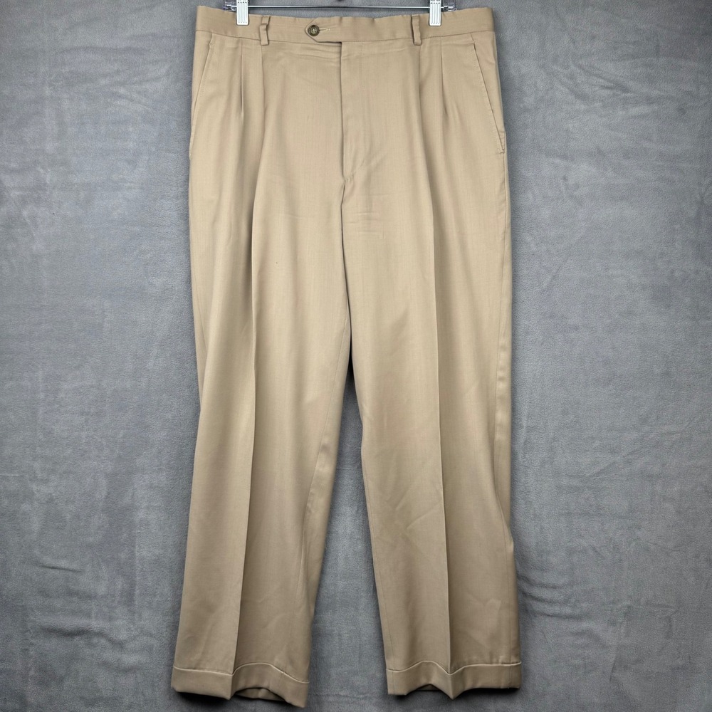 Burberry Classic Beige Dress Pants for Men